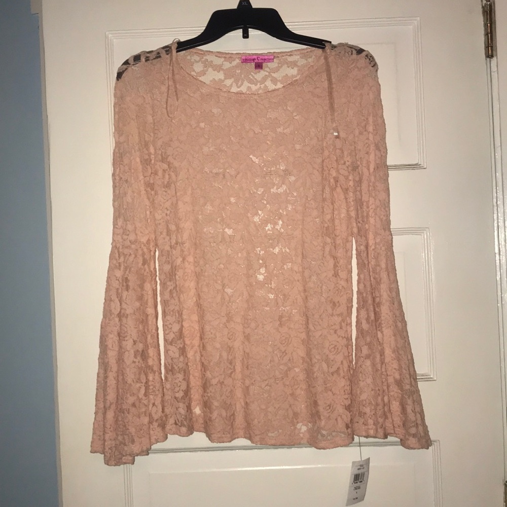 Pink Lace Top